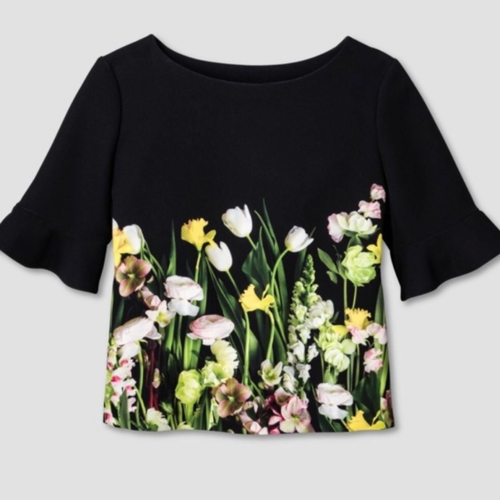 Victoria Beckham for Target Floral Print Blouse